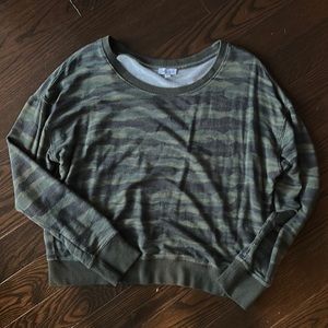 Splendid long sleeve camo tee